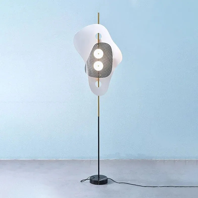 Irregular Lampshade Unique Modern Floor Lamp