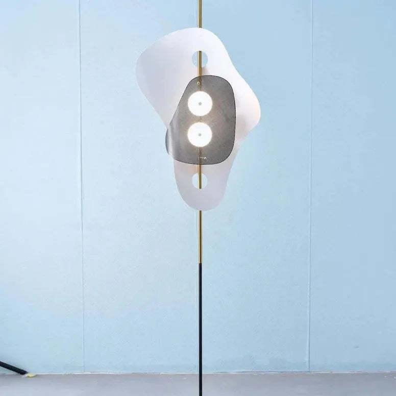 Irregular Lampshade Unique Modern Floor Lamp