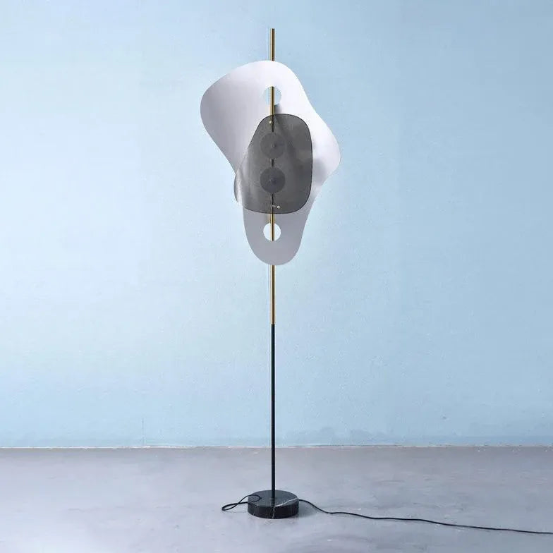 Irregular Lampshade Unique Modern Floor Lamp