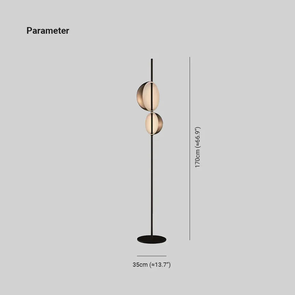 Two-Headed Simple Modern Floor Lamp