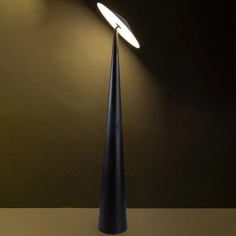 Large Black Mushroom Design Modern Floor Lamp