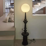 White Globe Vintage klassische Stehlampe