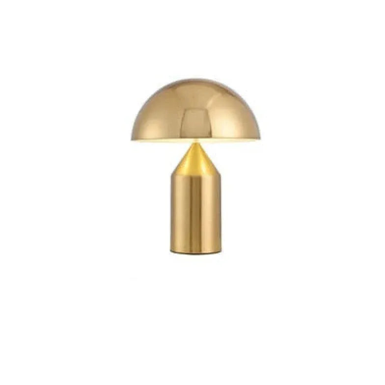 Gold Pilzdesign moderne Tischlampe