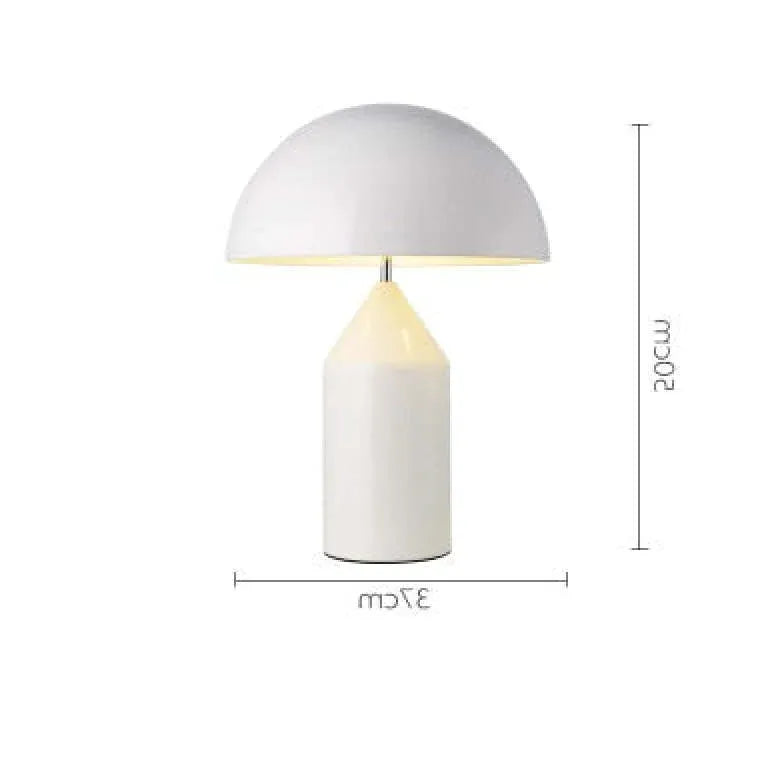 Gold Pilzdesign moderne Tischlampe