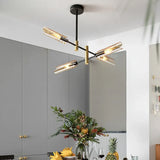 Irregular Leaves Rattan Vintage Pendant Light