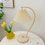 odern Warm-Toned Arched Table Lamp