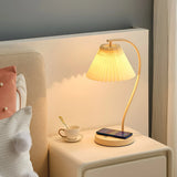 odern Warm-Toned Arched Table Lamp