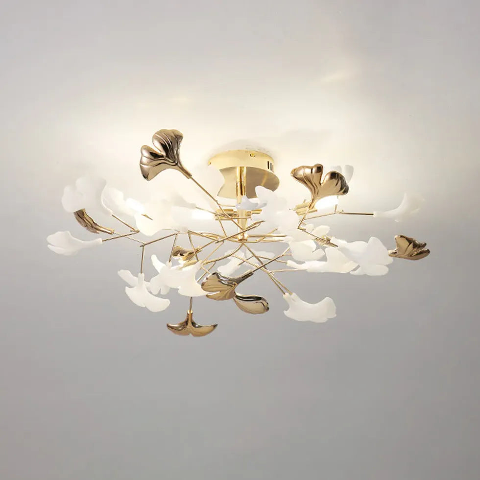 Schöne Deckenleuchten leichte Luxus Ginkgo Blätter - Clowas.de