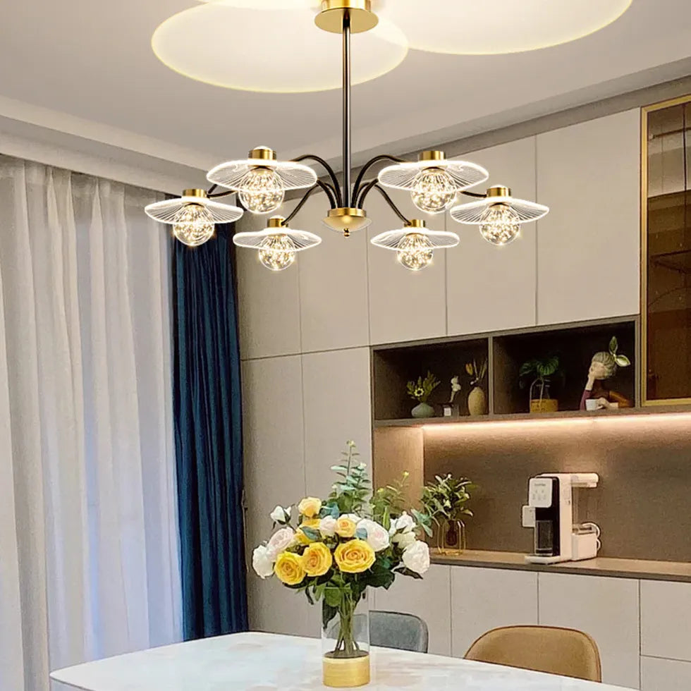 Schöne Deckenleuchten Wohnzimmer nordisch leicht luxuriös - Clowas.de