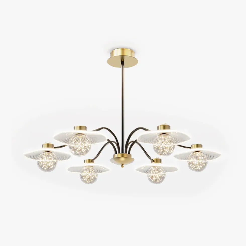 Schöne Deckenleuchten Wohnzimmer nordisch leicht luxuriös - Clowas.de