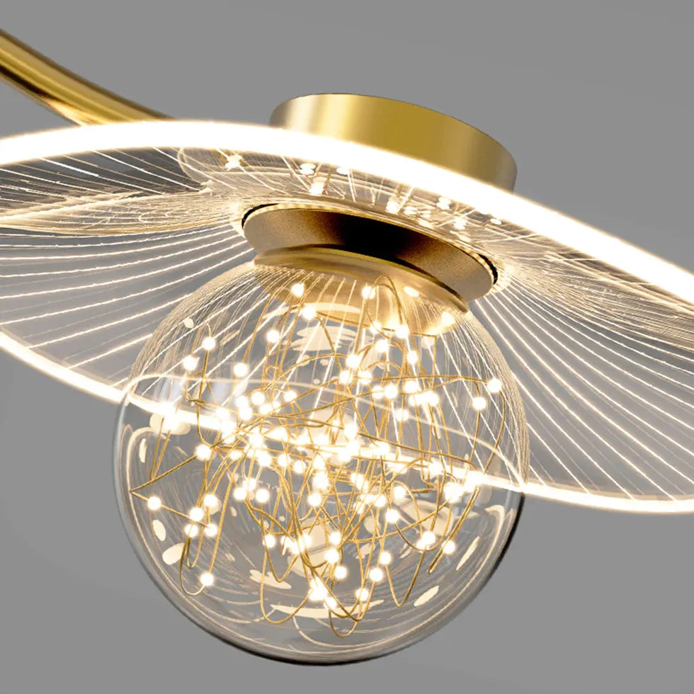 Schöne Deckenleuchten Wohnzimmer nordisch leicht luxuriös - Clowas.de