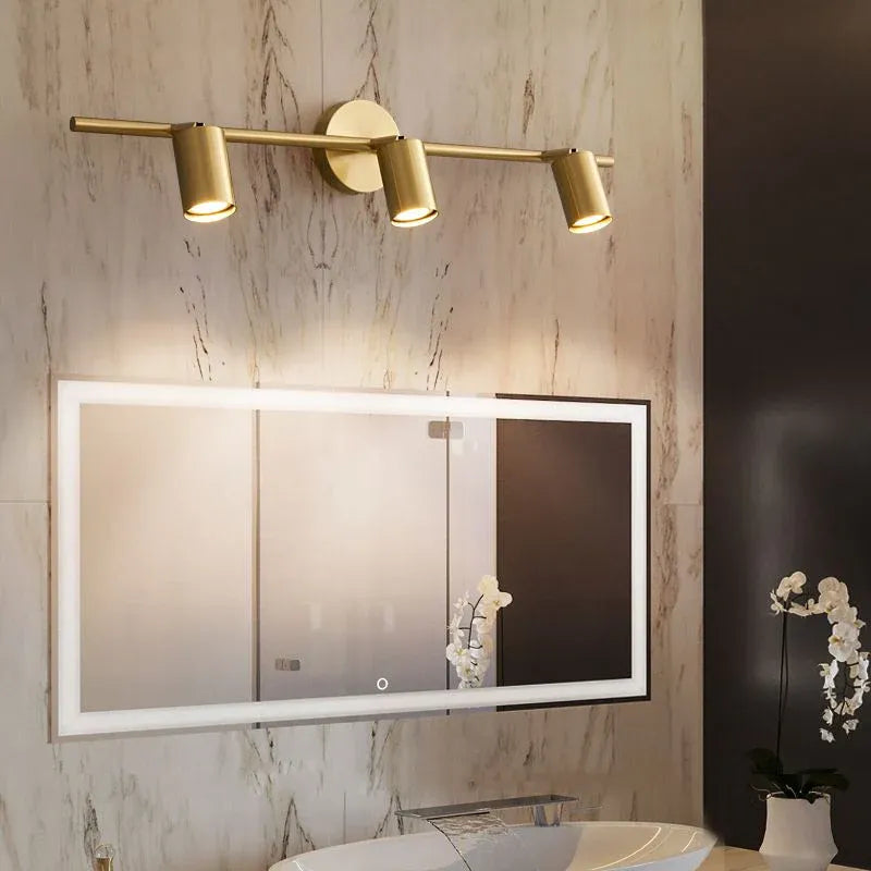 Schwarze Wandleuchte Badezimmer mit drehbarem modernem Design - Clowas.de