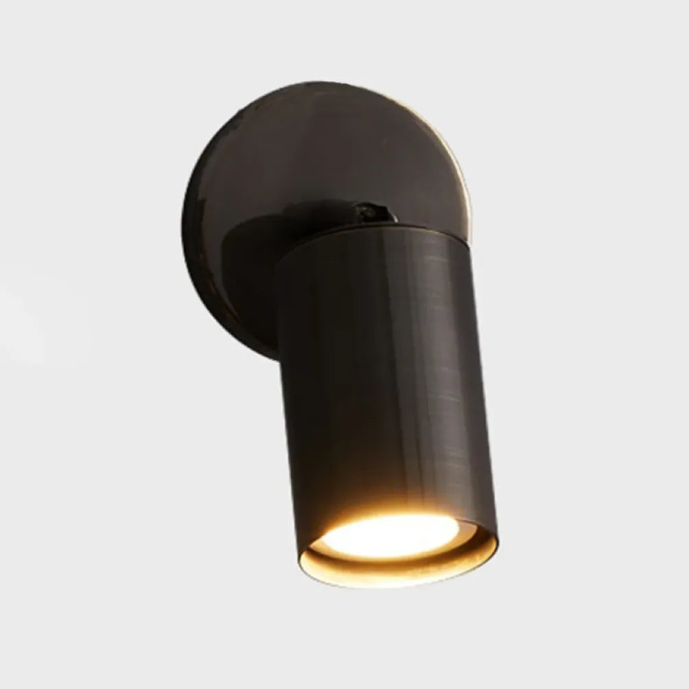 Schwarze Wandleuchte Badezimmer mit drehbarem modernem Design - Clowas.de