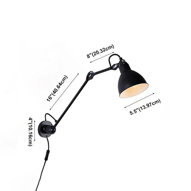 Schwenkarm Wandleuchte Nordisch Einfach Faltarm Design - Clowas.de