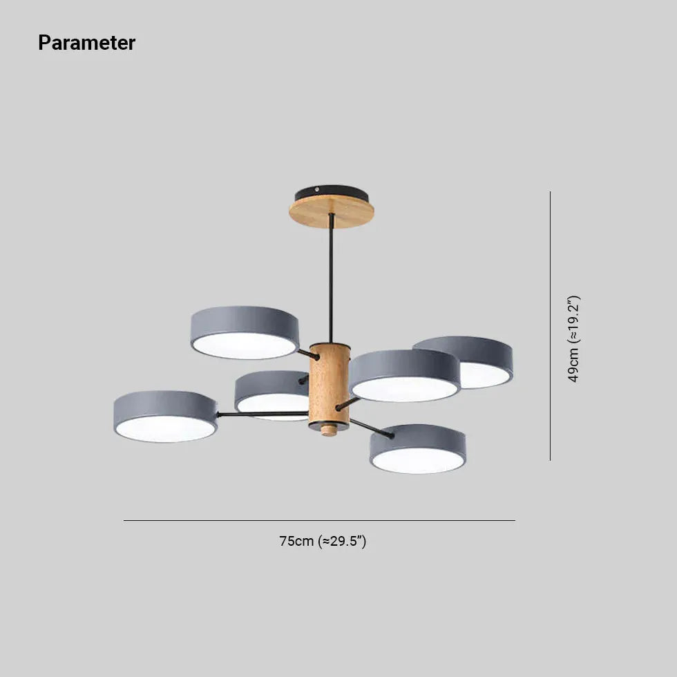 Deckenleuchten wohnzimmer led nordischer moderner Stil