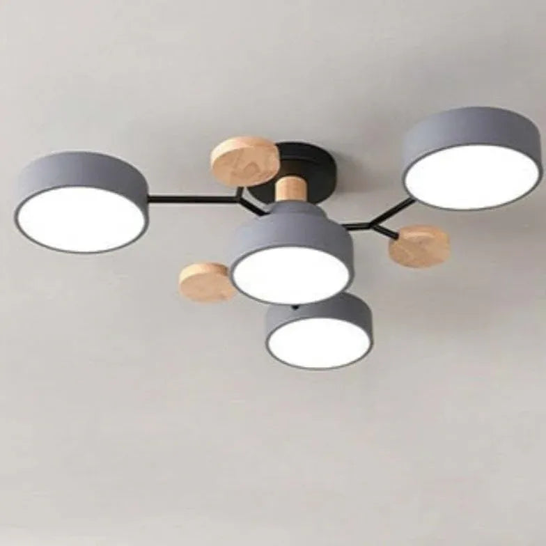 Green Bracket Modern Flush Ceiling Lights