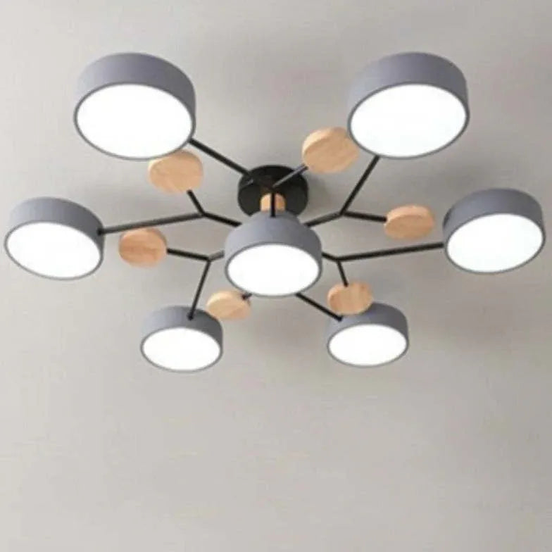 Green Bracket Modern Flush Ceiling Lights