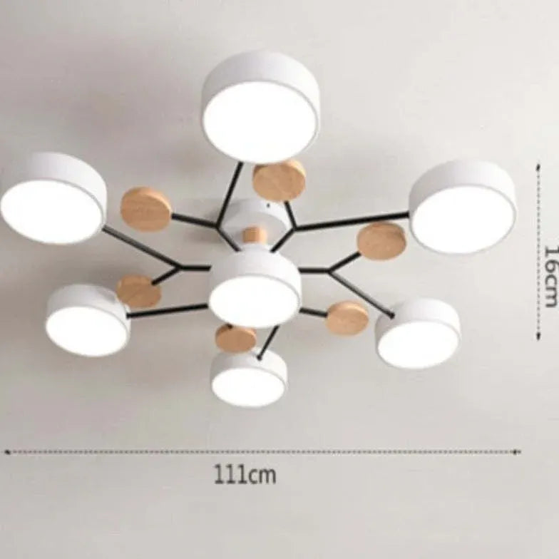 Green Bracket Modern Flush Ceiling Lights