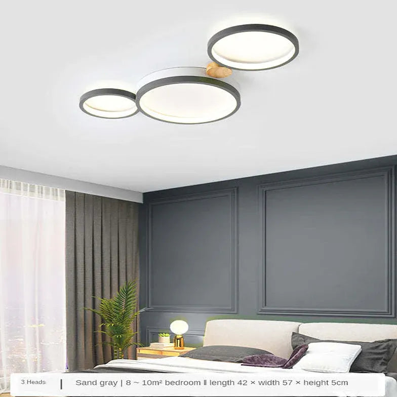 Green Plane LED Modern Flush Ceiling Lights