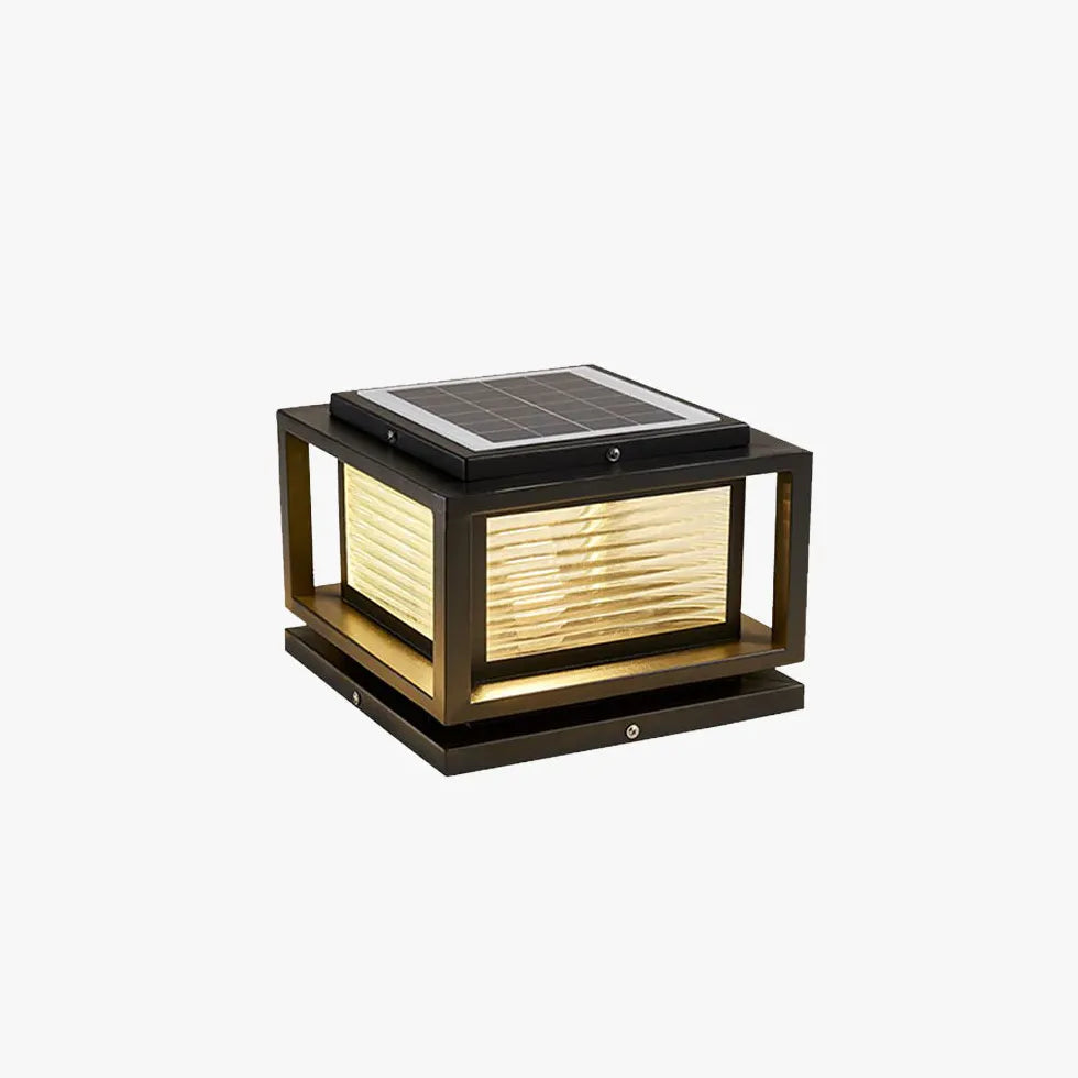 Sockelleuchte schwarz Outdoor Cube minimalistisches Design - Clowas.de