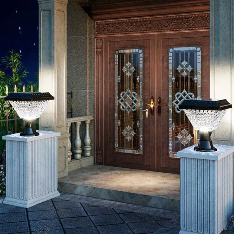 Solar LED Sockelleuchte Outdoor Wasserdicht Modern - Clowas.de
