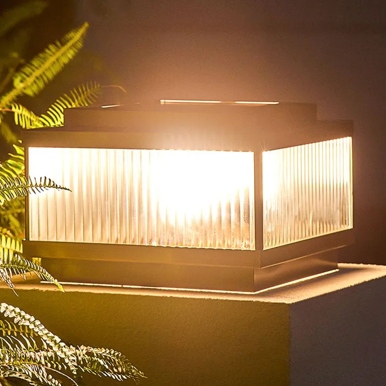Solar Sockelleuchte für wasserdichte Cube Gartenbeleuchtung - Clowas.de