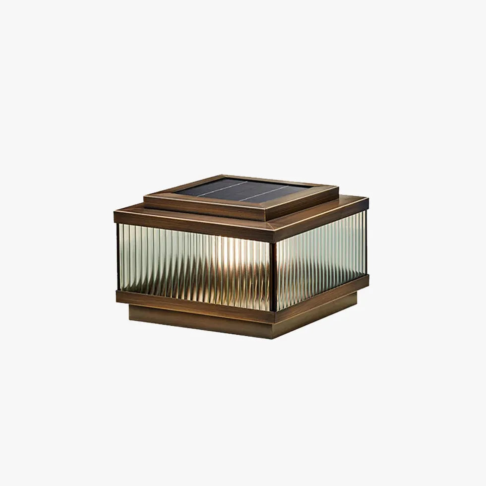 Solar Sockelleuchte für wasserdichte Cube Gartenbeleuchtung - Clowas.de