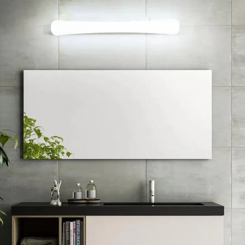 spiegelleuchte led moderne schlichte weiße Beleuchtung - Clowas.de