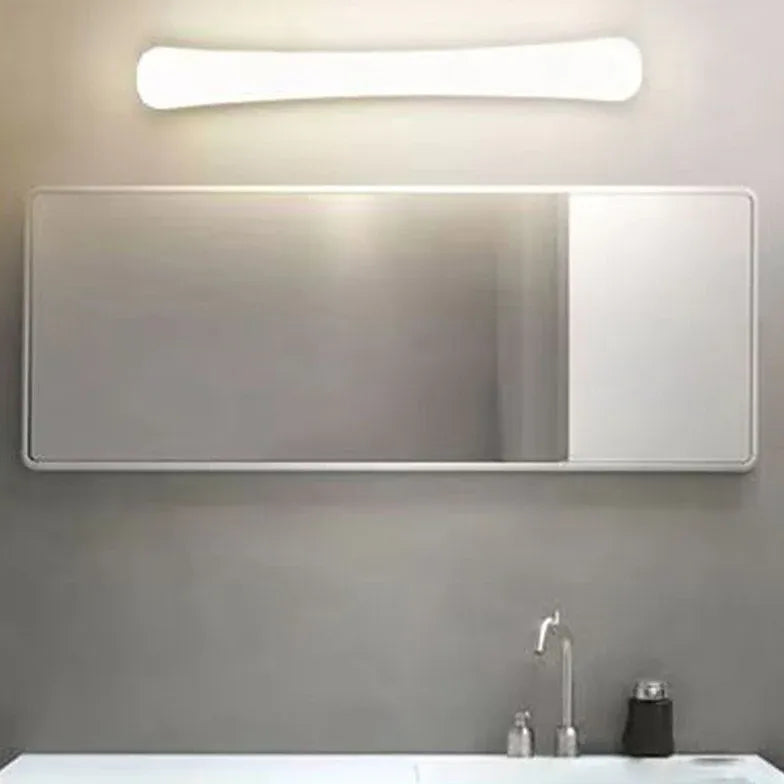 spiegelleuchte led moderne schlichte weiße Beleuchtung - Clowas.de
