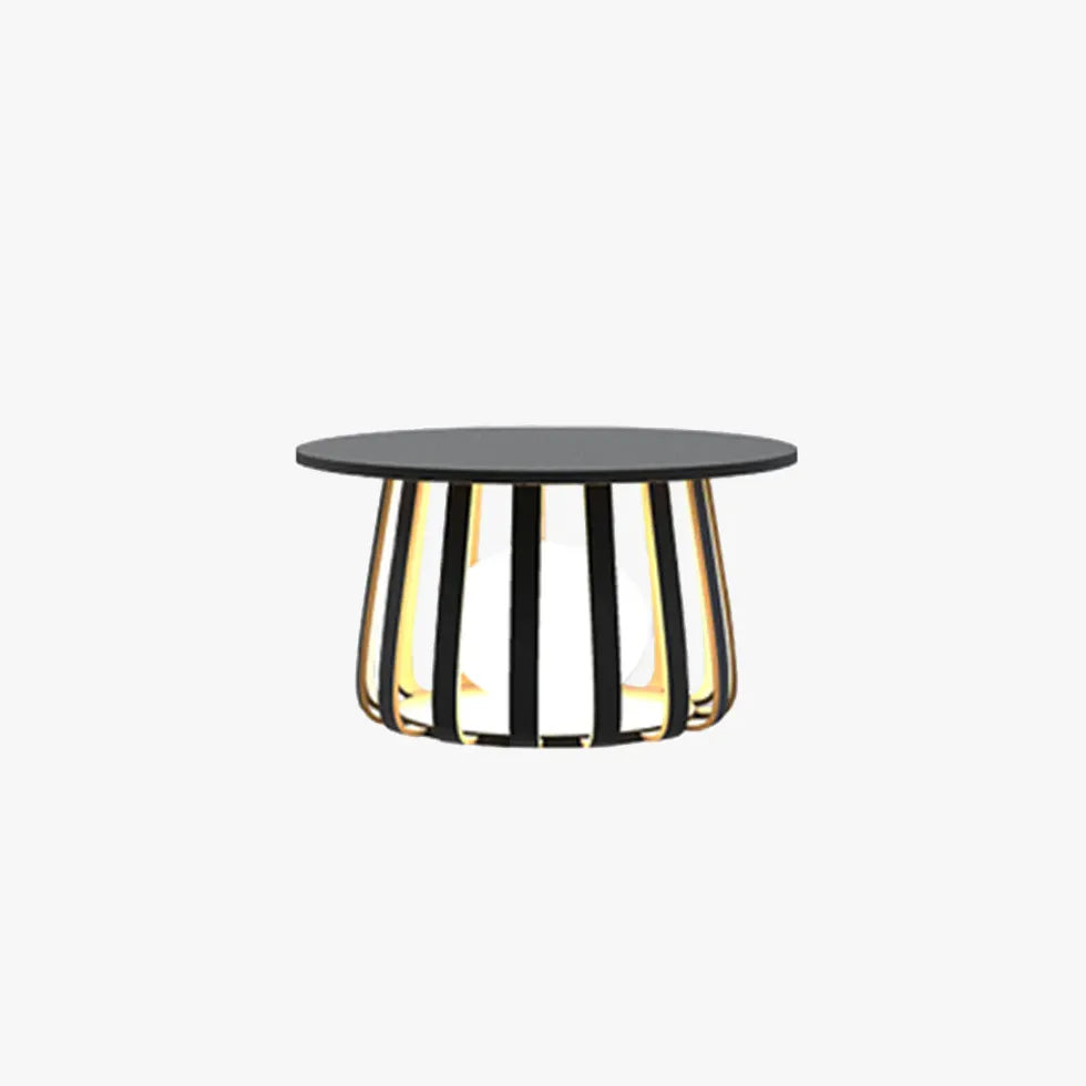 Stehlampe mit Tisch Ablage für eine moderne Terrasse - Clowas.de