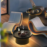 Stehlampe mit Tisch schwarz moderne Garten Einrichtung - Clowas.de