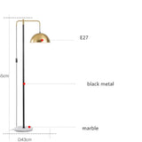 Stehlampe Wohnzimmer Gold im nordischen minimalistischen Stil - Clowas.de