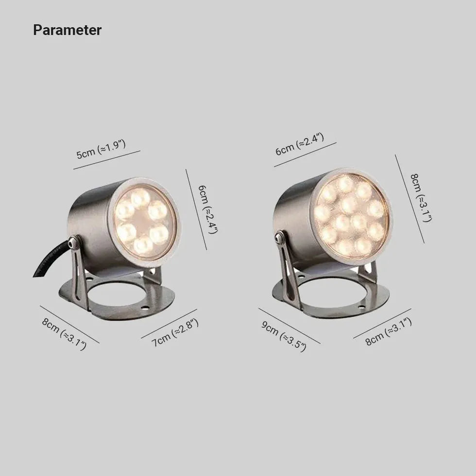 Strahler Outdoor Wasserdicht Warmes Licht für Garten - Clowas.de