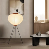 Dreibein Papier Stehlampe im Japanischen Laternenstil