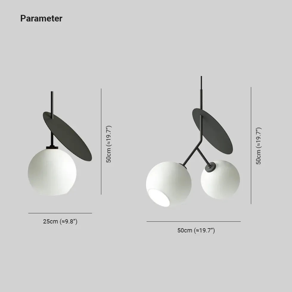 Cherry Design Single-Head Modern Pendant Light