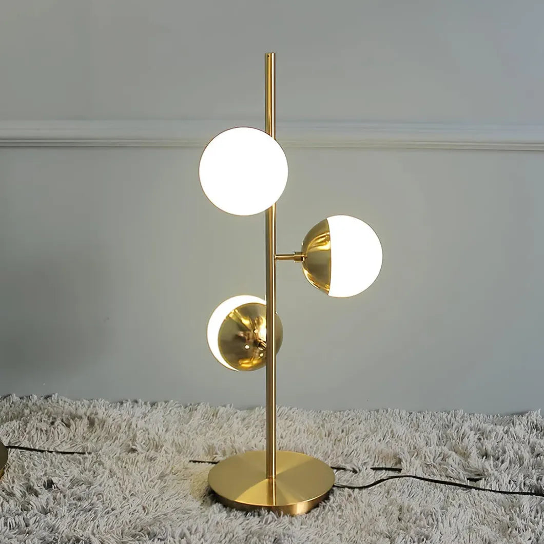 Dreiköpfige Kugel moderne Tischlampe