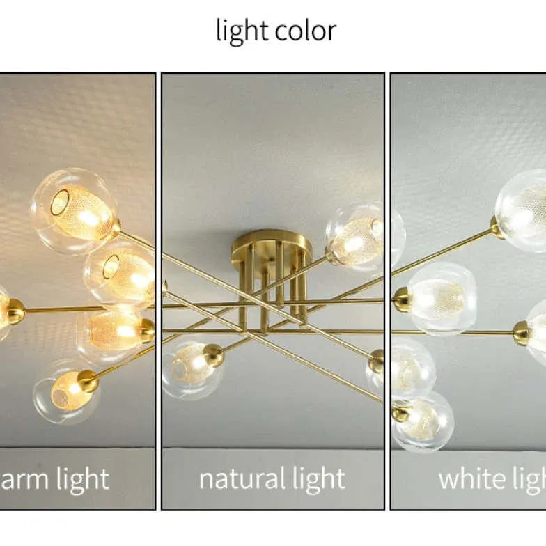 Pendelleuchte Glas Metall für nordischen Wohnstil modern schlicht