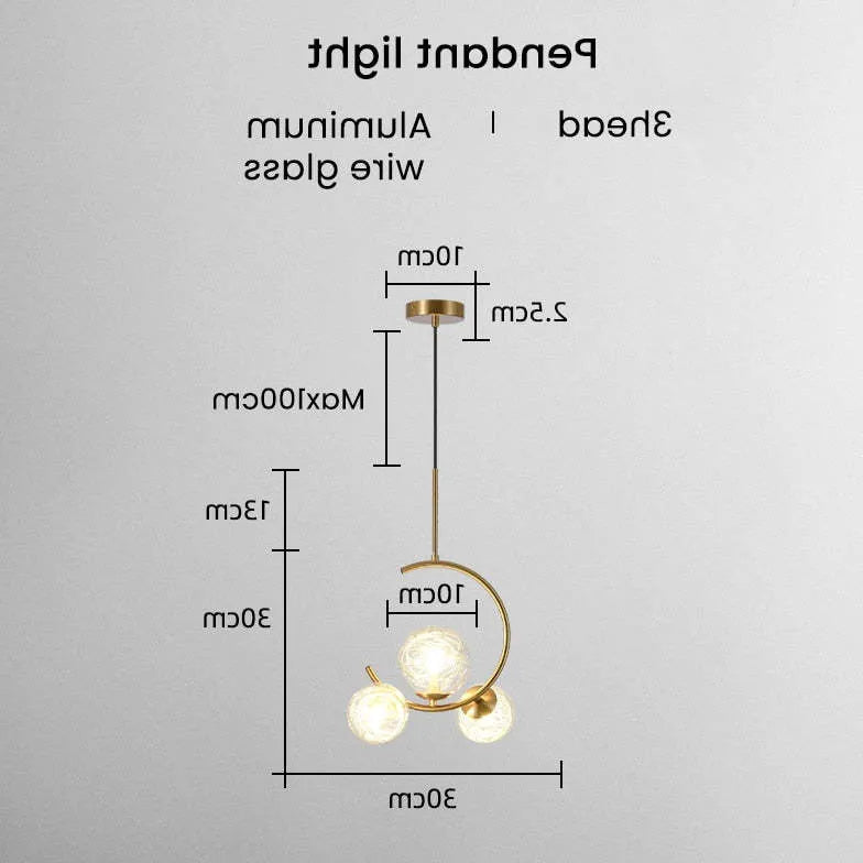 Pendelleuchte LED Wohnzimmer im nordischen modernen Stil