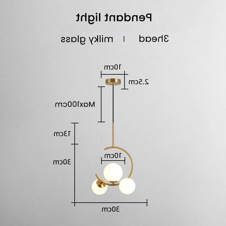 Pendelleuchte LED Wohnzimmer im nordischen modernen Stil