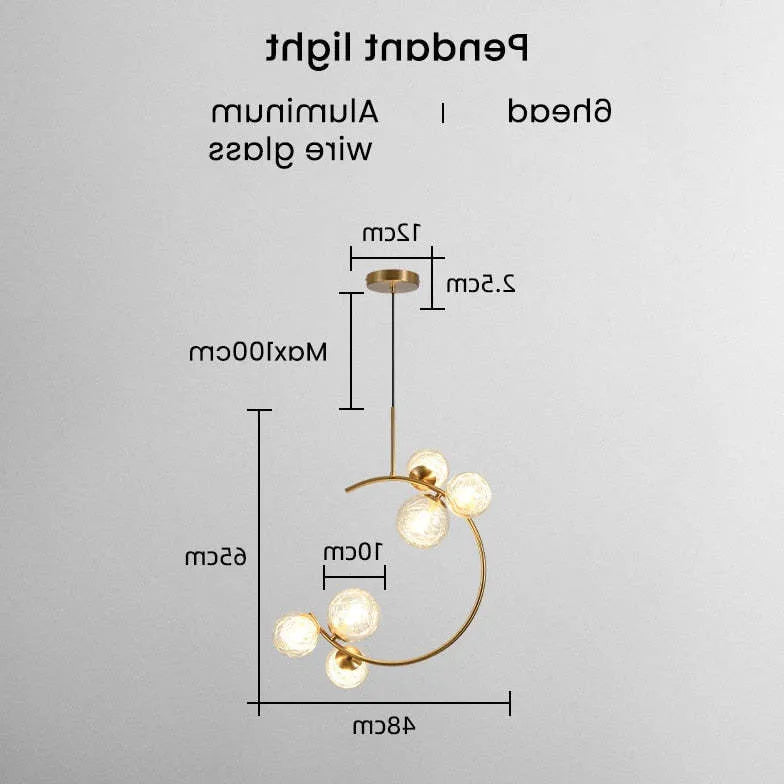 Pendelleuchte LED Wohnzimmer im nordischen modernen Stil