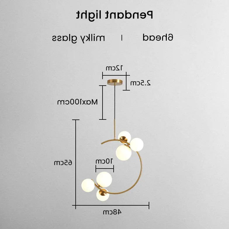 Pendelleuchte LED Wohnzimmer im nordischen modernen Stil