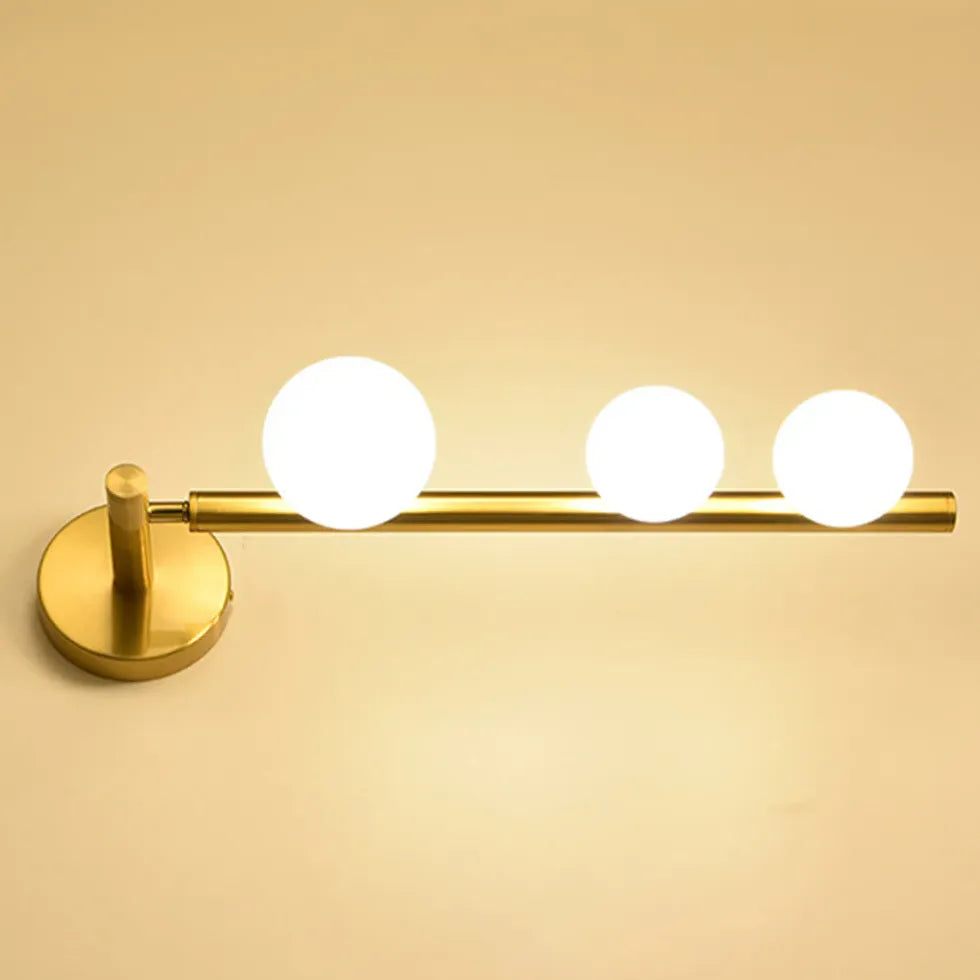 Multi-Globe Glass Modern Wall Light