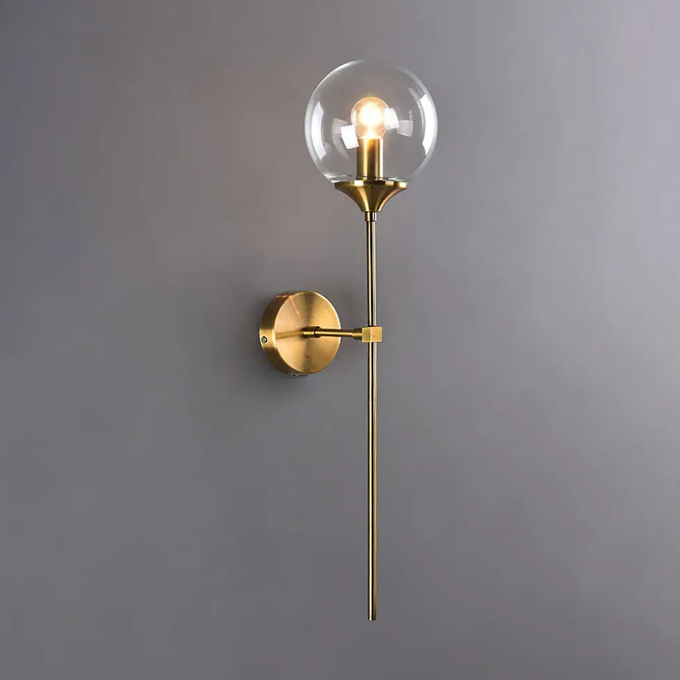 Globe Glass Plug in Wall Lights