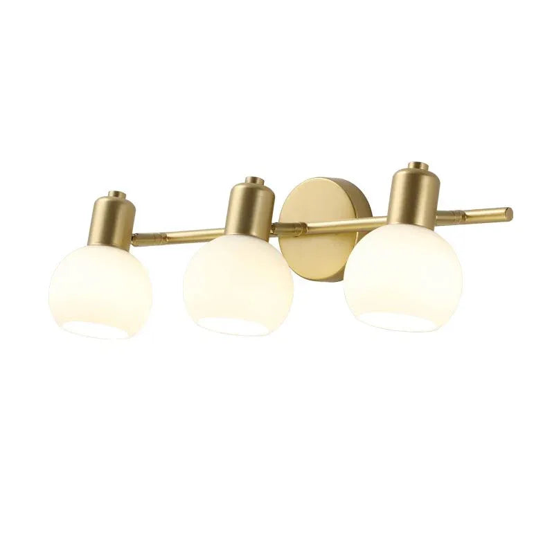 Gold Multi Arm Globe Glass Spotlight