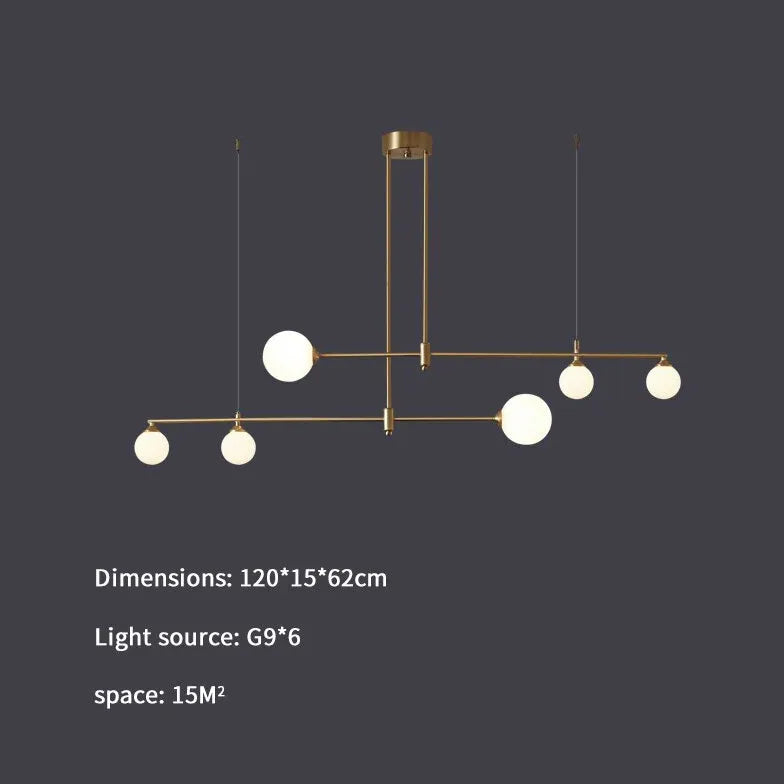 Balance Type Gold Modern Pendant Light