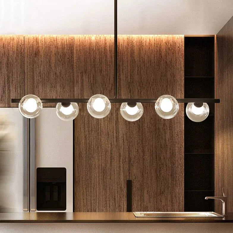 Pendelleuchte Gold Wohnzimmer Modernes Einfaches Glas Design