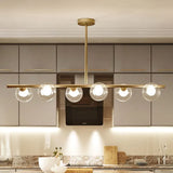 Pendelleuchte Gold Wohnzimmer Modernes Einfaches Glas Design