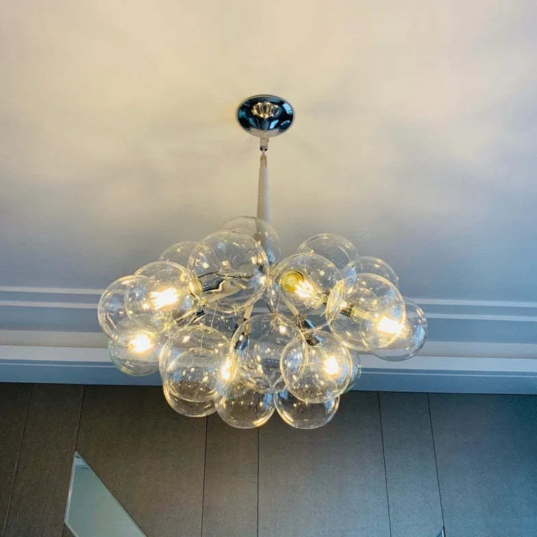 Transparent Glass Bubble Artistic Chandelier