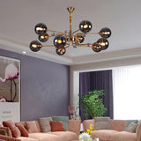 Adjustable Flow Line Modern Chandelier