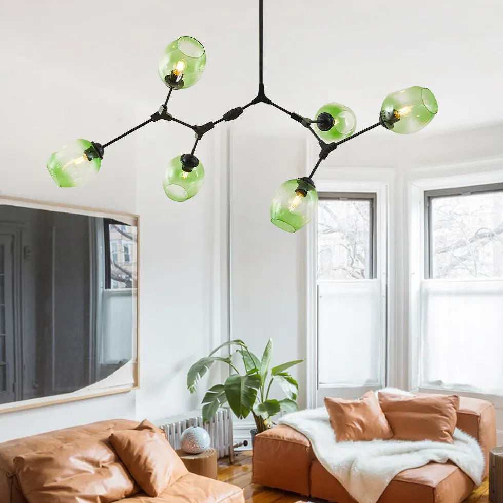 Transparent Glass Ball Modern Minimalist Chandelier